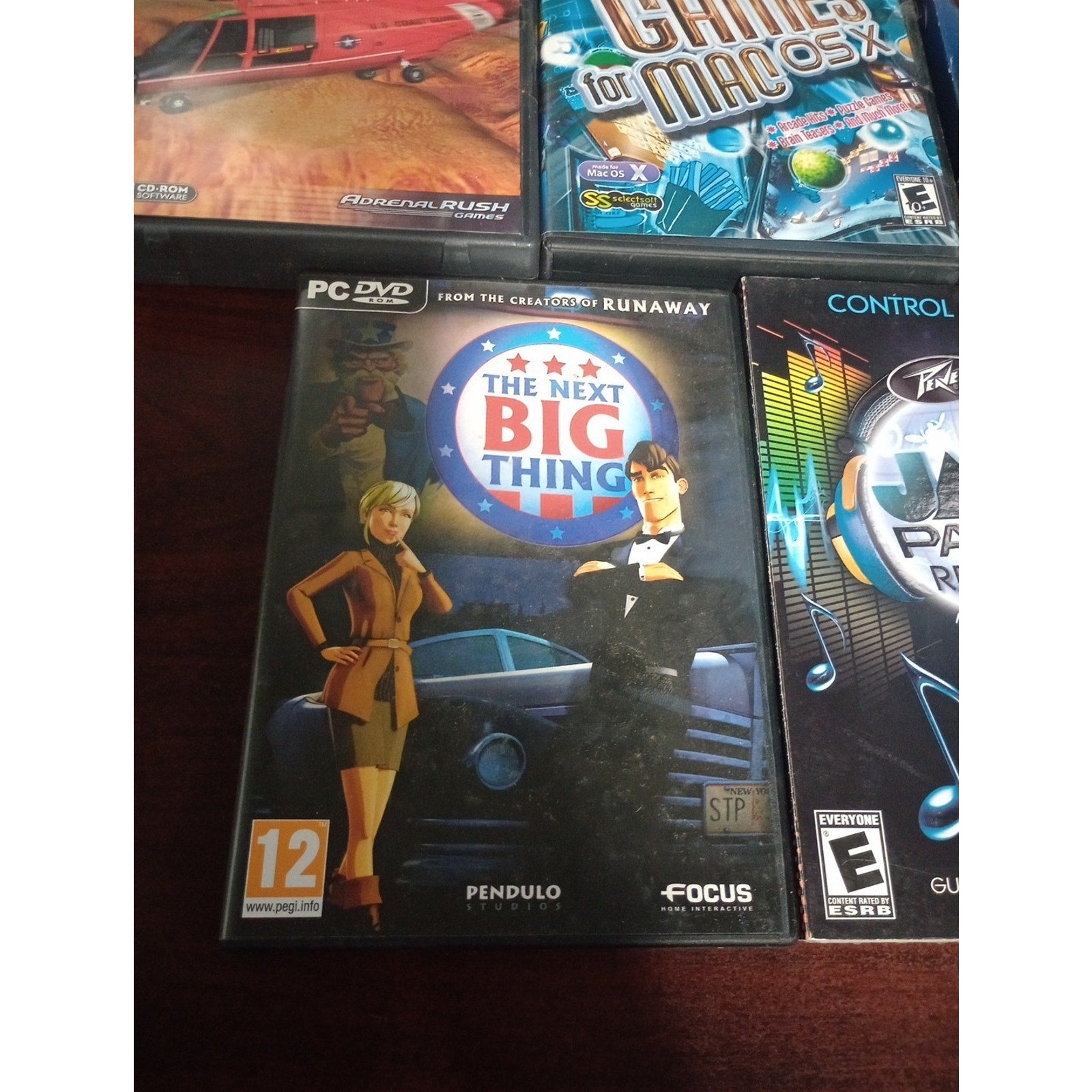 PC Games Lot Of 5 The Next Big Thing, Ocean Aquarium, Jam Party Remix,+ All Used