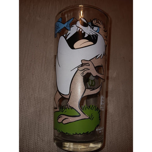 1976 Vintage Pepsi Collector Series Glass PORKY PIG and TAZ Tasmanian Devil