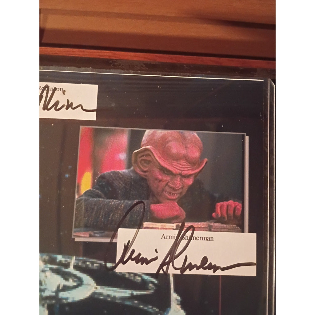 Star Trek Love Trek 2001 Autographed Plaque 5 Signatures In Person Signing 13x11