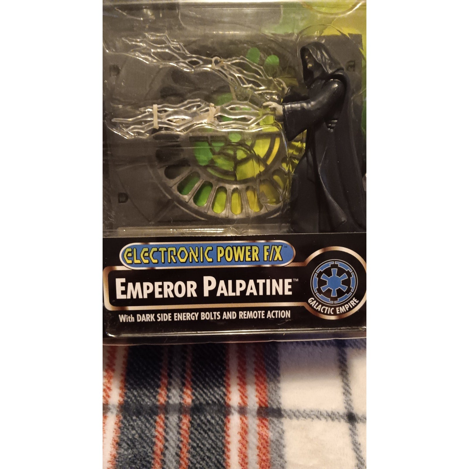 Kenner Star Wars POTF Electronic Power F/X Emperor Palpatine 3.75" Figure Sealed