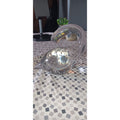 Vtg Art Glass Clear Swan Paperweight Figurine Controlled Bubbles Bullicante 4"