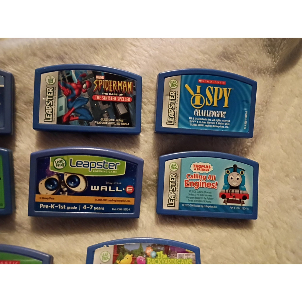 8 LeapFrog Learning Game Cartridges Lot LeapPad Leapster Explorer Cartridges