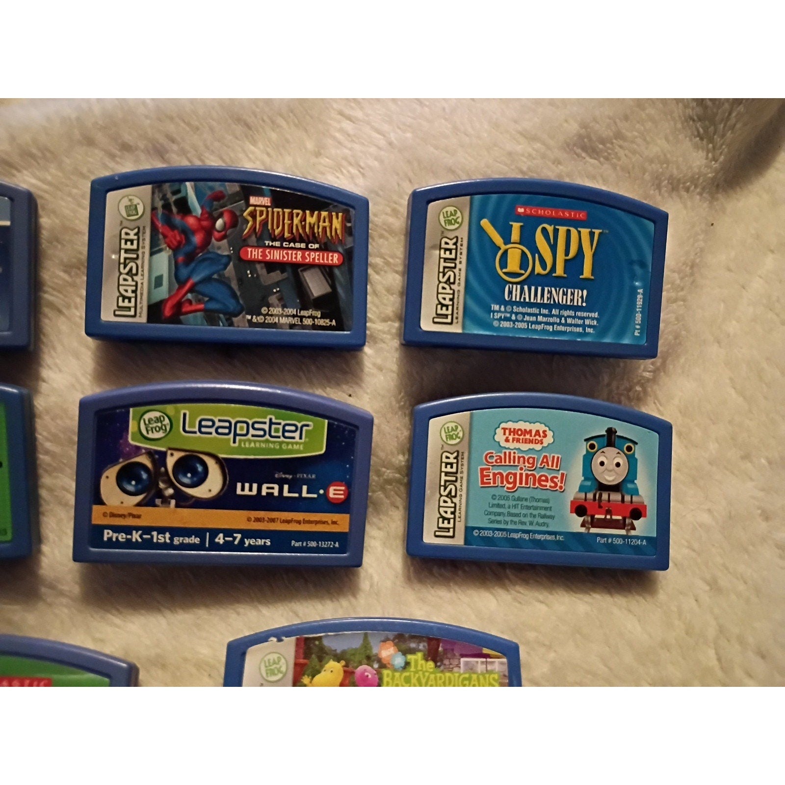 8 LeapFrog Learning Game Cartridges Lot LeapPad Leapster Explorer Cartridges