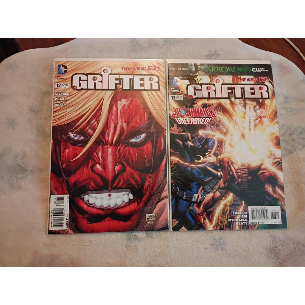 Grifter #0 1-16 Complete Set 2011 DC New 52 Series Liefeld VF To NM Comics