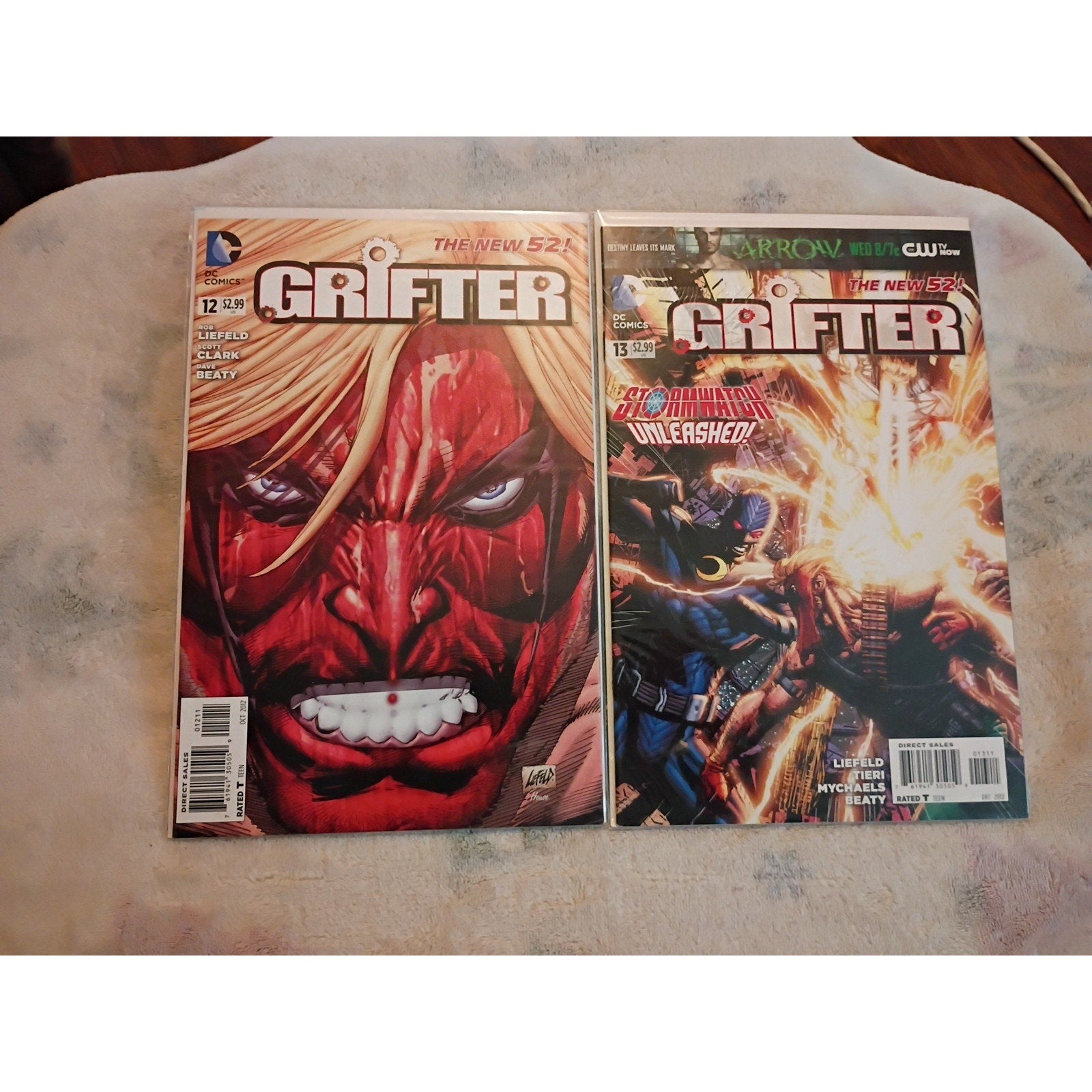 Grifter #0 1-16 Complete Set 2011 DC New 52 Series Liefeld VF To NM Comics