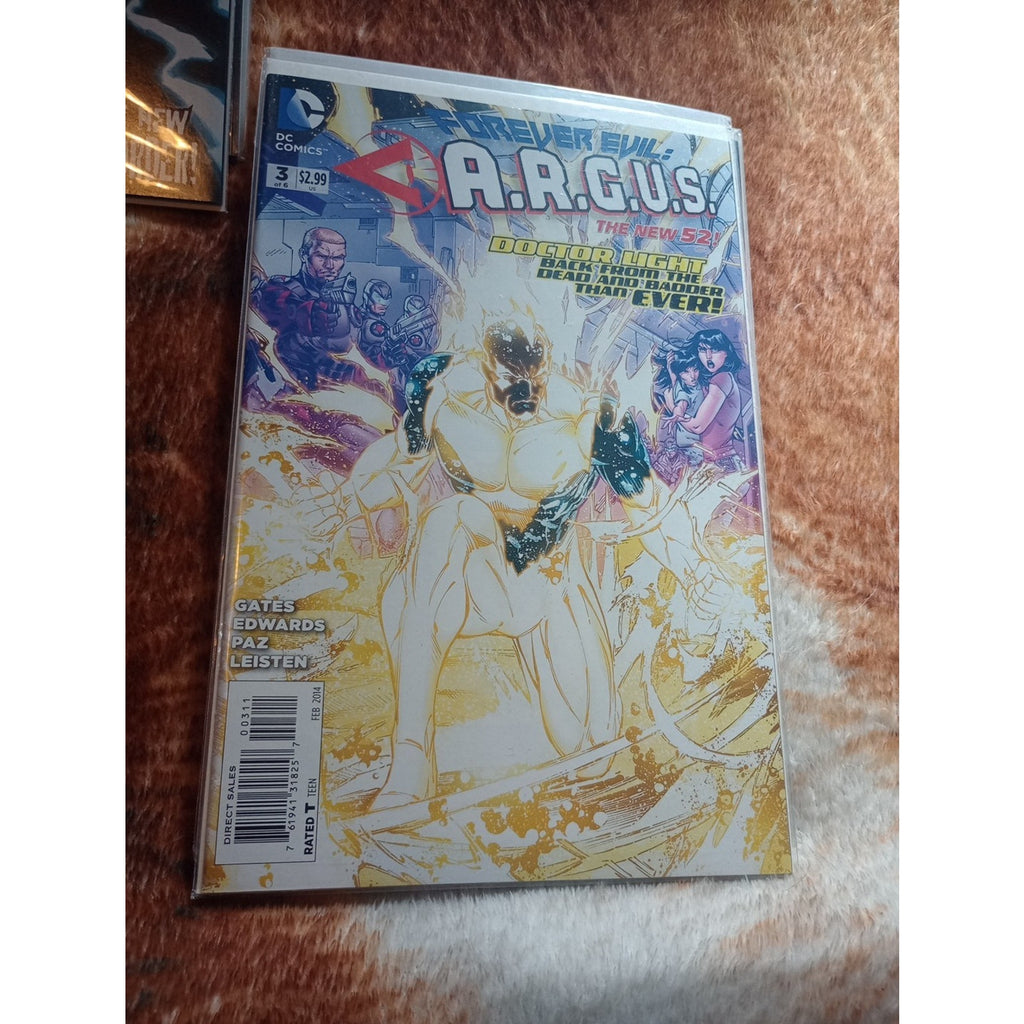 Forever Evil 1-2,4, Arkham #1, Argus1-3, Rogues 1-2, DC New 52 Evil Lot Of 9 VF+