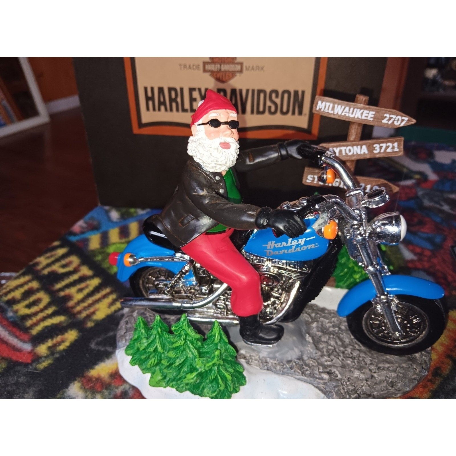 Santa on a Bike "A Life Less Ordinary" Harley Davidson *Limited Edition