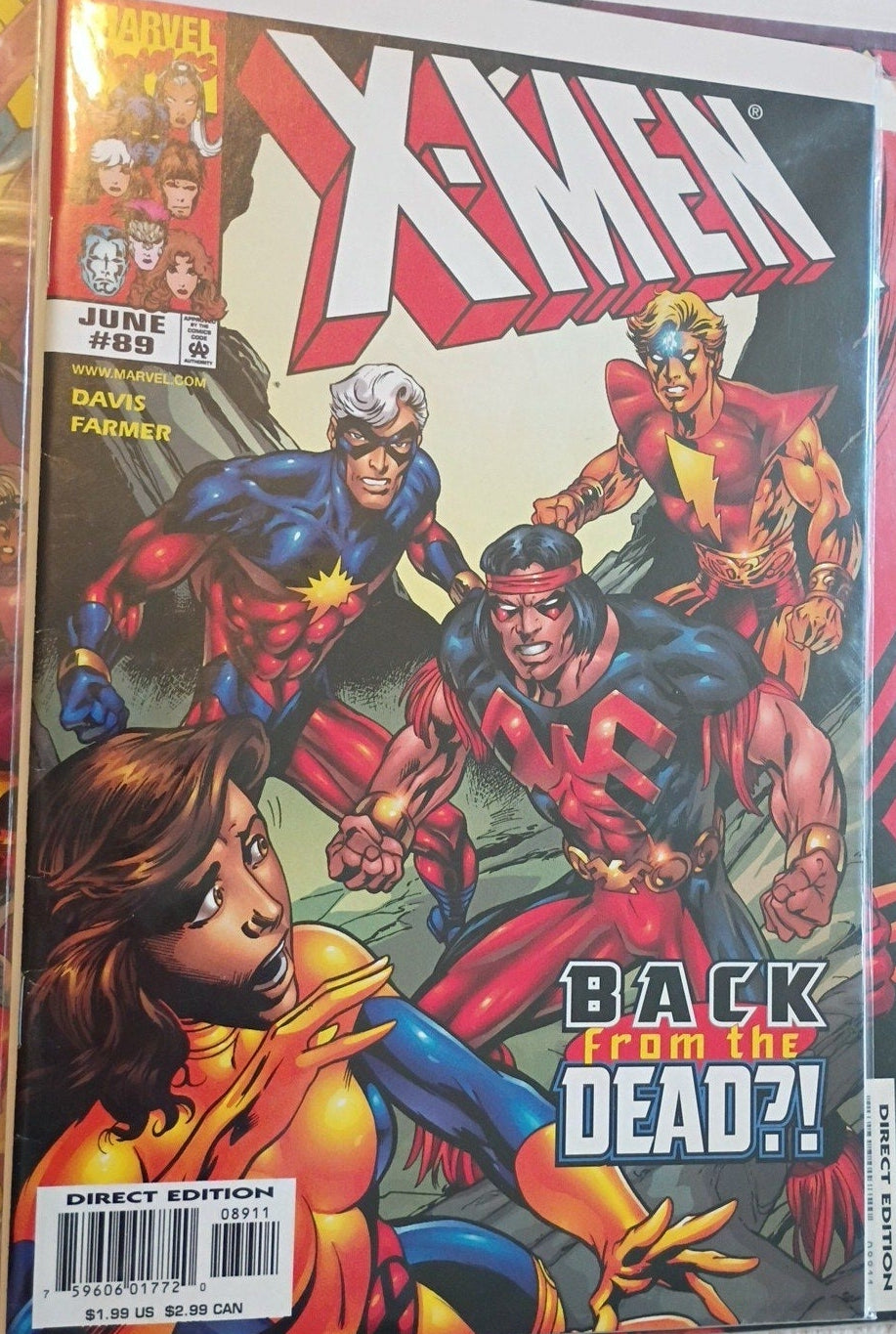 X-Men #85, 88-91, 102 Marvel Comic Lot Of 6 VF To NM Run Of 4 Magneto,Galactus