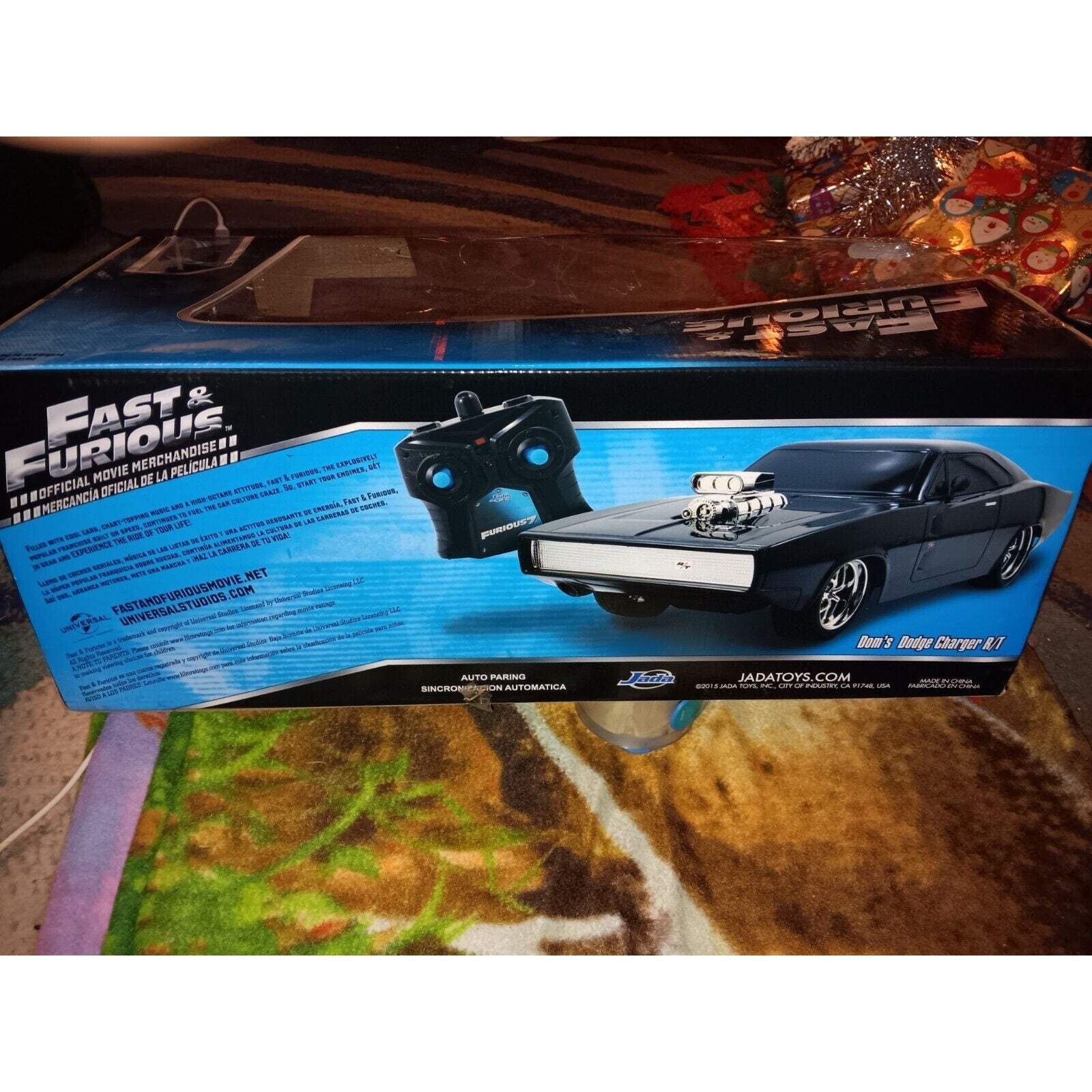 Jada Fast and Furious Dom's 1970 Dodge Charger R/T 1/24 Furious 7 Nib