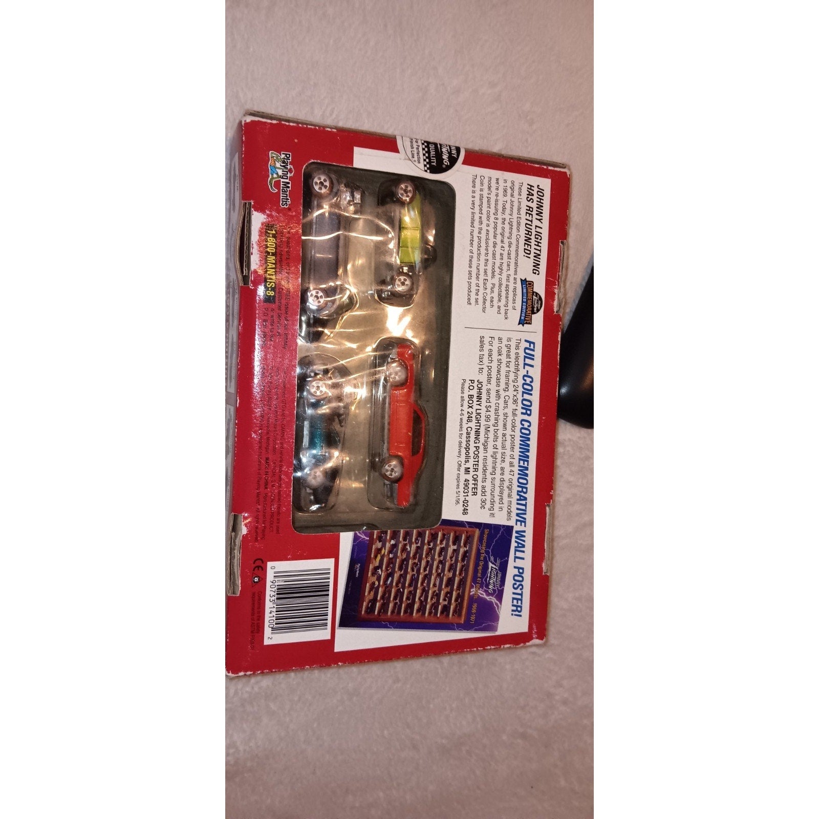 Johnny Lightning Commemorative Limited Edition 4 Car Set Chrome Set B 1994 NIB