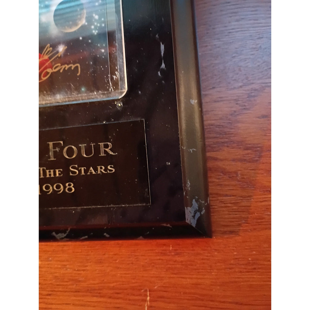 🔥 Star Trek "Fab Four" Plaque, Autographed - Doohan, Koenig, Takei, and Nichols