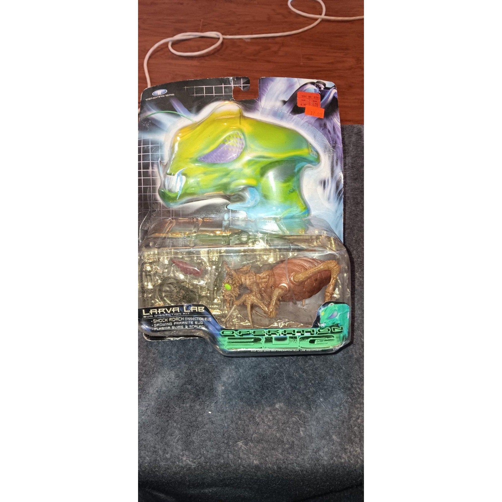 Operation Bug LARVA LAB Bug Dissection Kit Shock Roach 1999 New Sealed