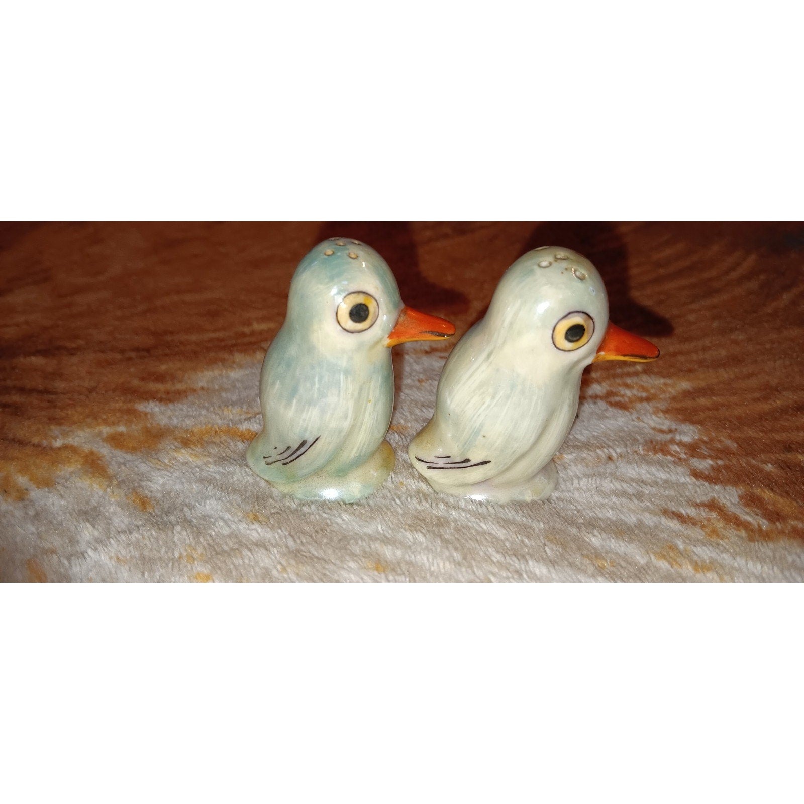 vintage duck salt and pepper shakers Matching Set Very Nice