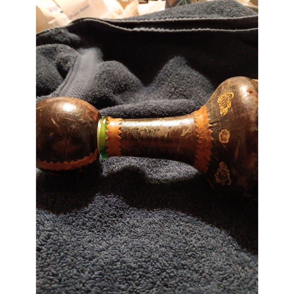 o'o'o . DECORATIVE Wrapped WINE BOTTLE with SHIP . Hand Crafted Made in ITALY