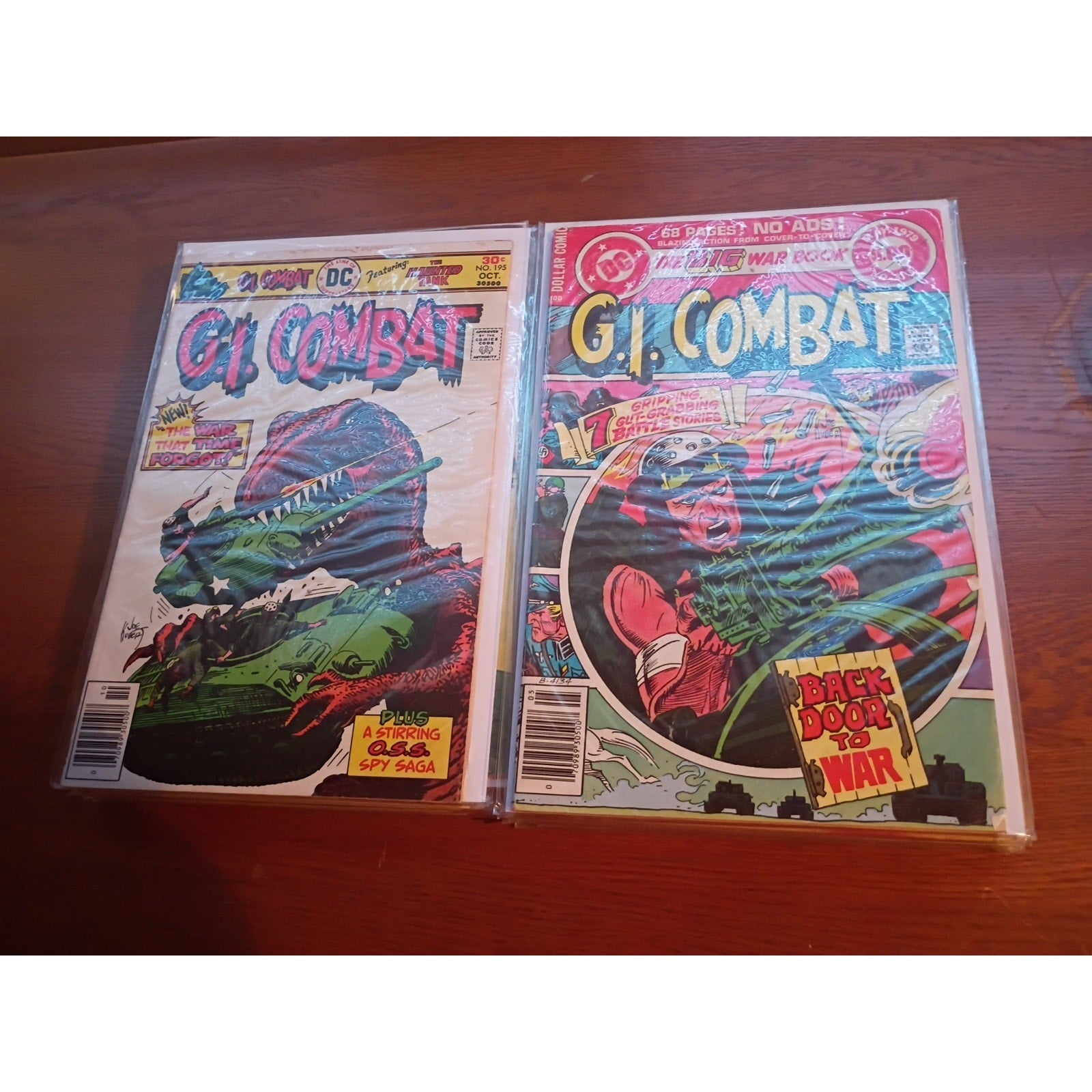 G.I. Combat Lot Of 15 #195-282 Haunted Tank 1976 DC Comics Low To Mid Grade