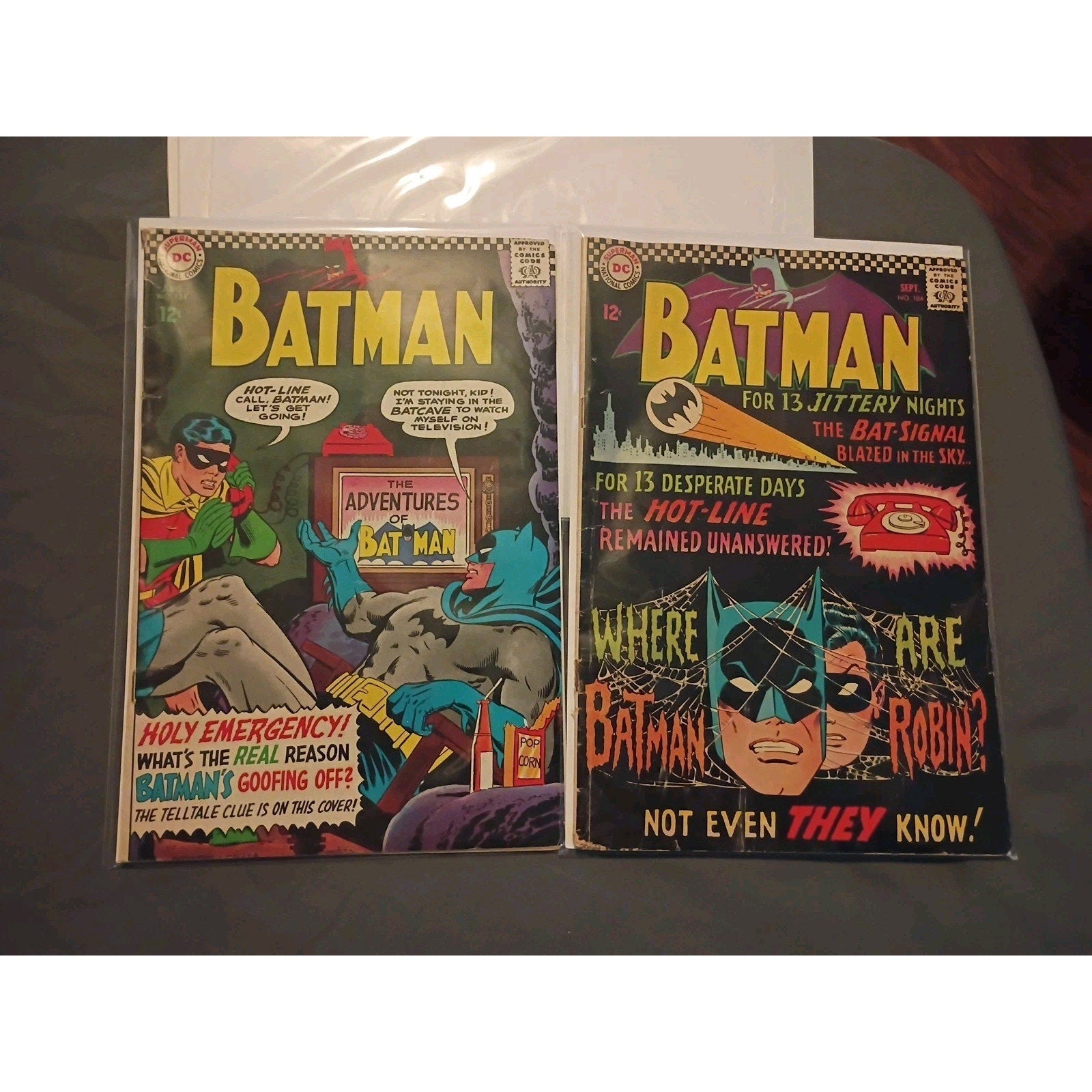 BATMAN #183-184 (1966) *Key 2nd Appearance Poison Ivy! GD TO VG robin DC Comics
