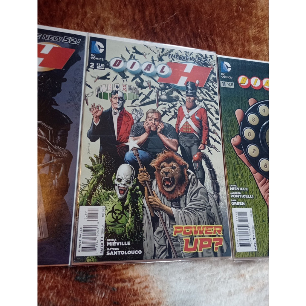 Dial H #'s 1-2, And 11 New 52 2012 High Grade DC Comic Books VF To NM Lot Of 3