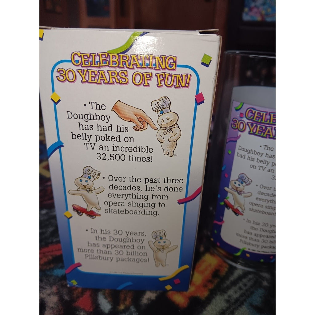 PILLSBURY Doughboy 1995 Collector Plastic TUMBLER 30th Anniversary/Birthday NIB