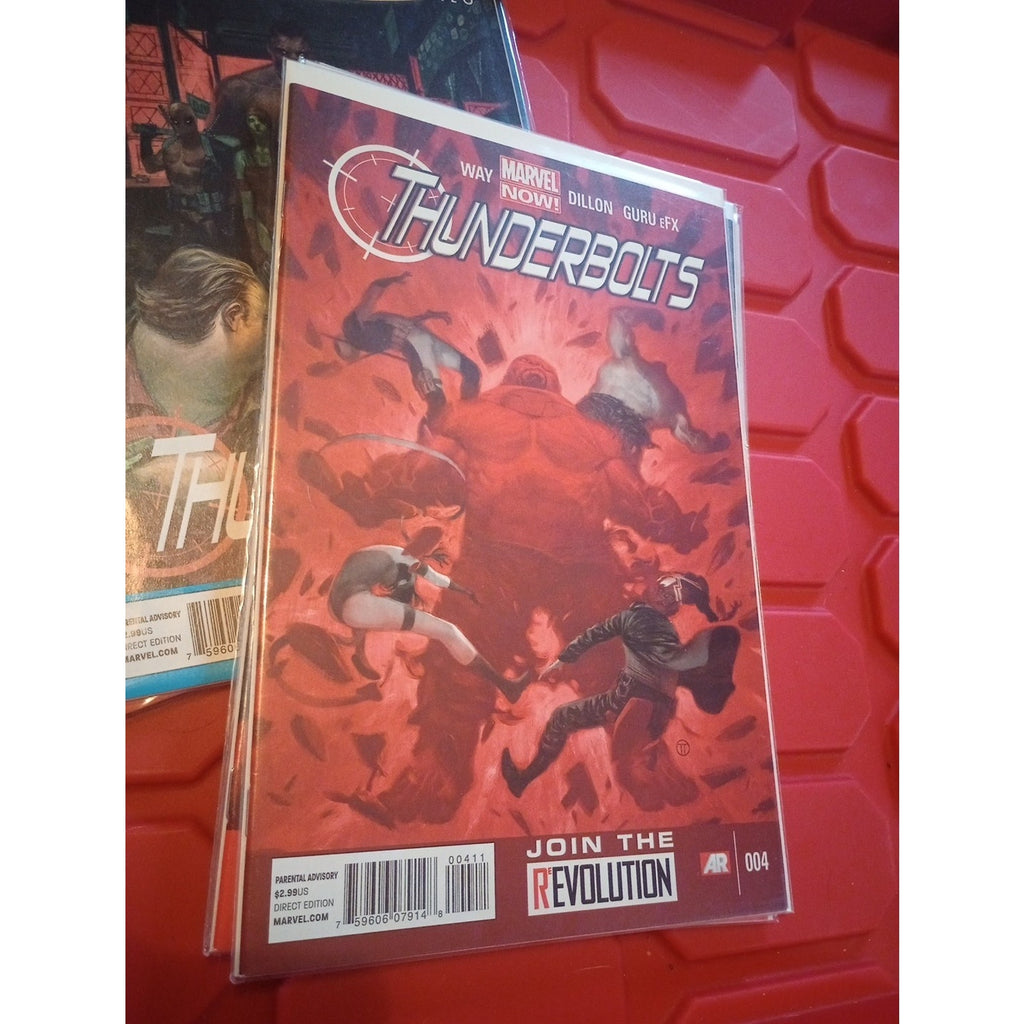 Thunderbolts Comic Lot Of 7 Marvel #1-4,14,20+Annual 1 Red Hulk Ghost Rider F/Nm