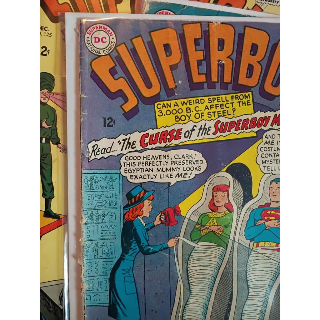 Superboy 122 123 125 127 148 158 159 Gd To Gd+ DC Comics 1965-12¢ To 15¢ Comics