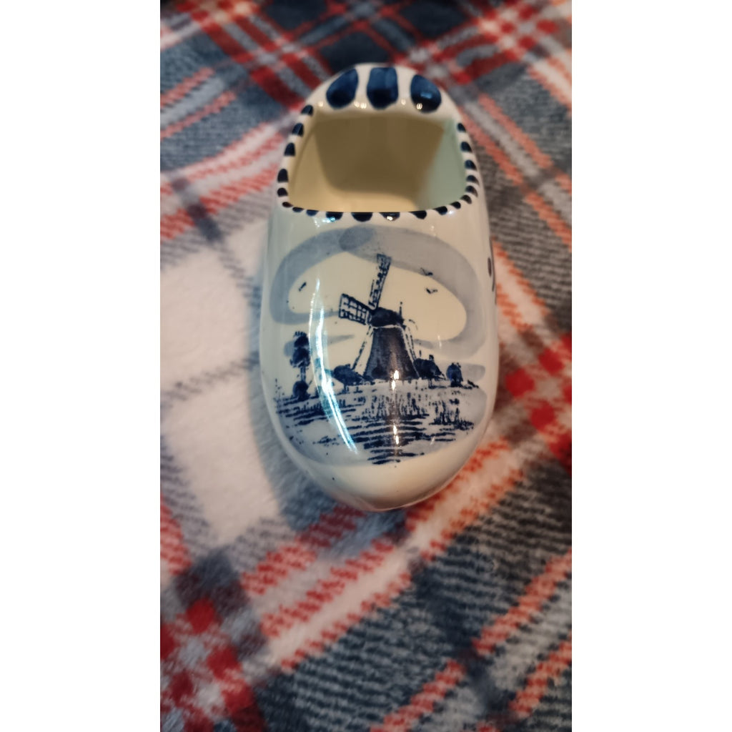 Vintage Delfts Blue Holland Handpainted Dutch Clog