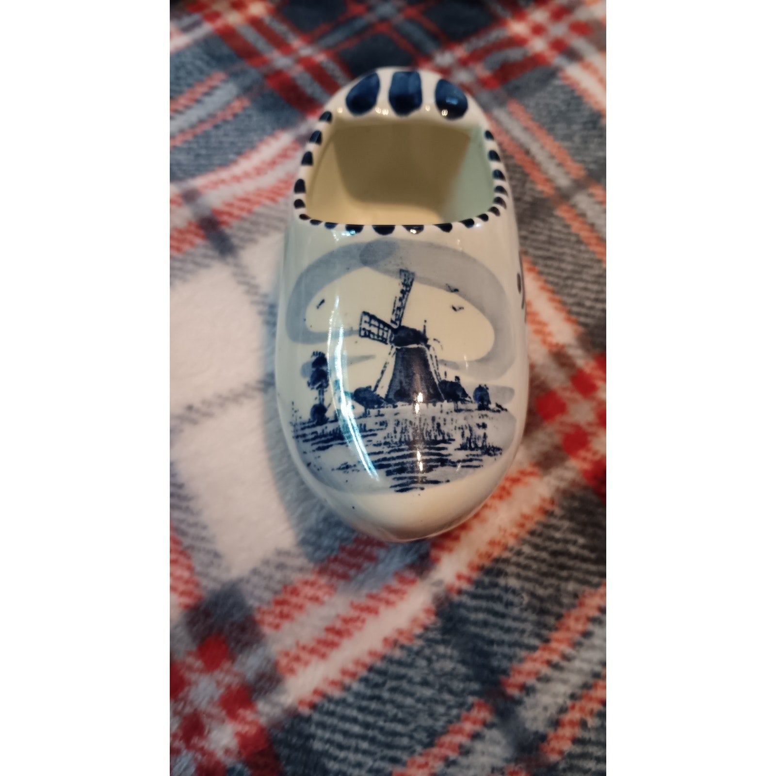 Vintage Delfts Blue Holland Handpainted Dutch Clog