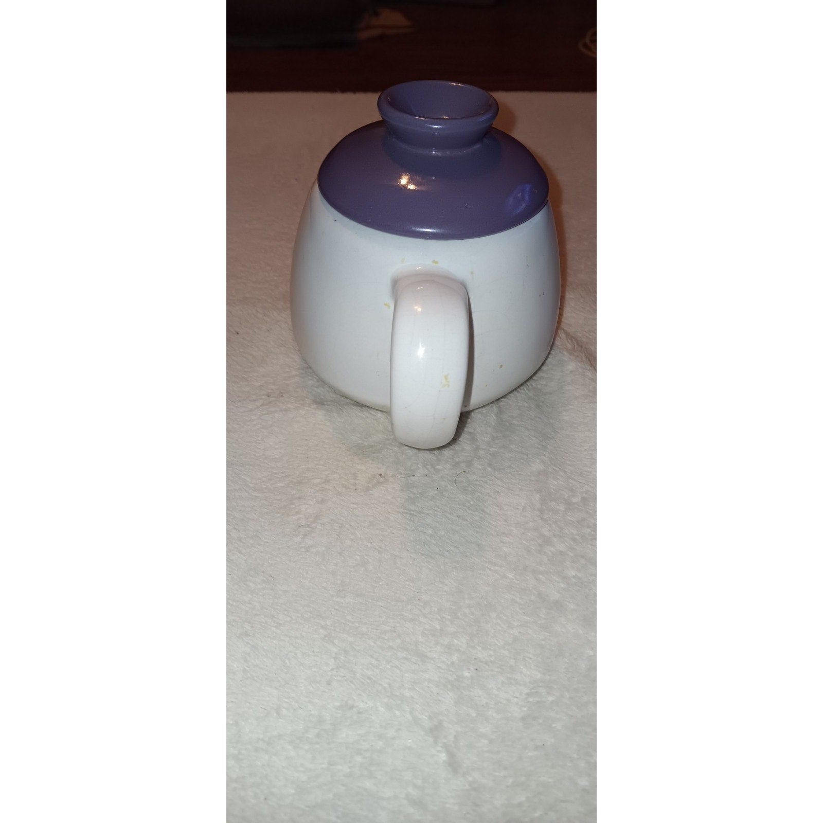 Vintage Frankoma Teapot Coffee Pot Pottery w Lid 6J Desert Gold Brown 4.25 in