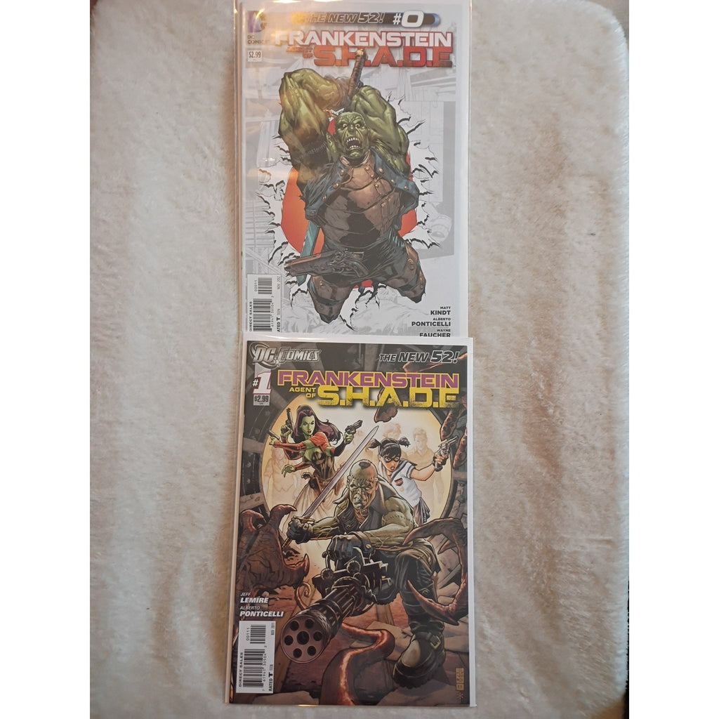 FRANKENSTEIN AGENT OF SHADE #0-16 DC COMIC SET COMPLETE 2011 VF/NM High Grade