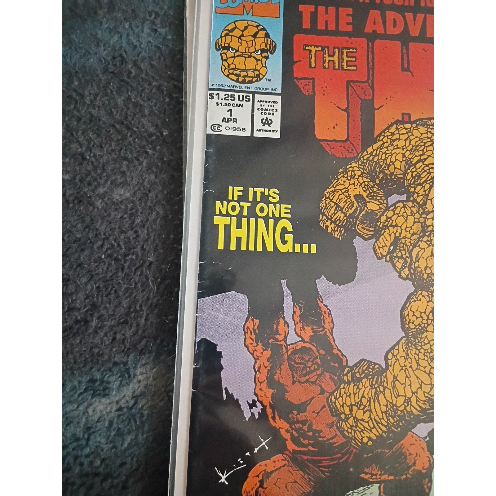 ADVENTURES OF THE THING #1-4 COMPLETE (Marvel Limited Series 1992) Newsstand