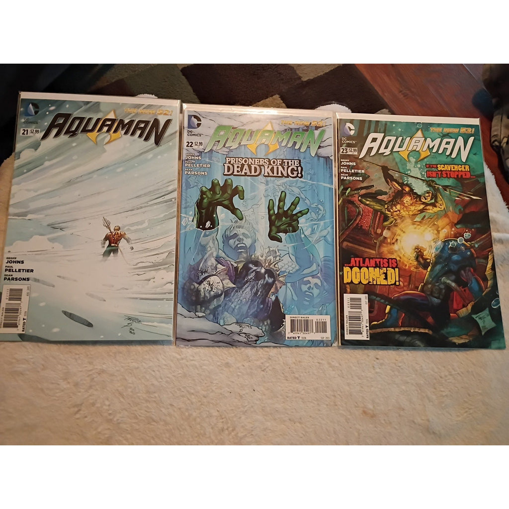 Aquaman #0-12,15-25 23.1 23.2+ Annual 1 New 52 Lot Of 25 2011 DC Comics VF/Nm