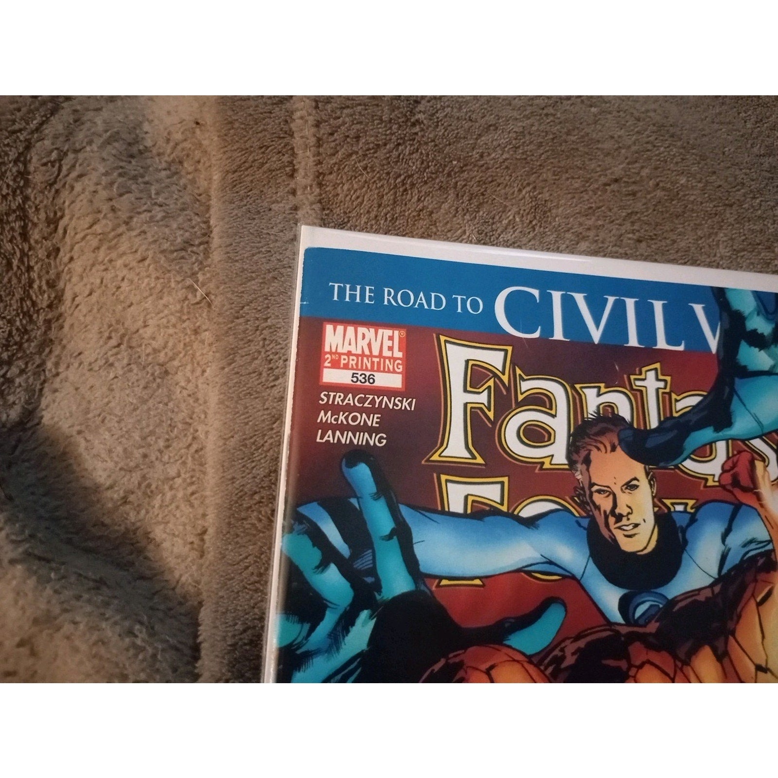 FANTASTIC FOUR Civil War #536, 538-542 Marvel Comics VF To NM Lot Of 6
