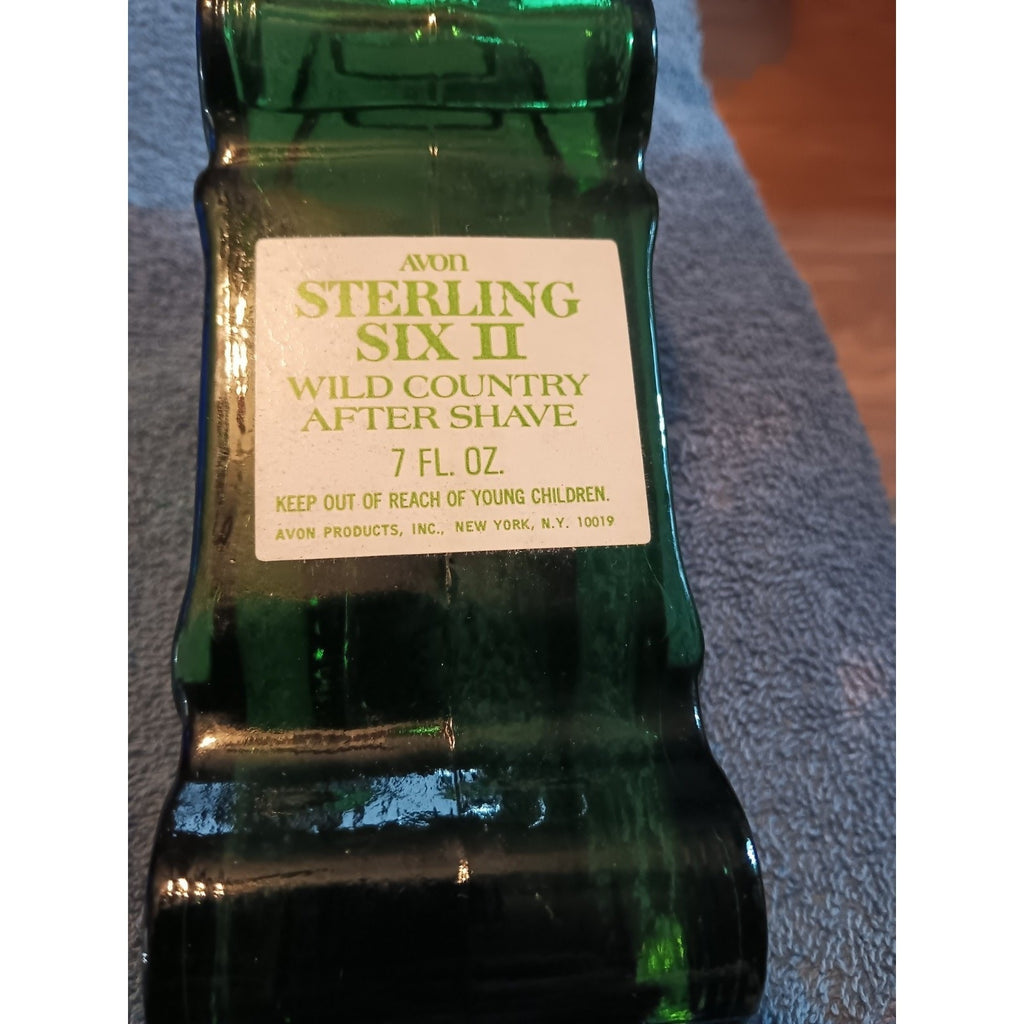 Avon Vintage- Sterling Six II Wild Country After Shave 7oz Full Bottle