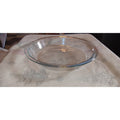 Vintage Pyrex 210 Clear Glass Pie Dish 10 Inch 25 cm Flat Rim Oven and Microwave