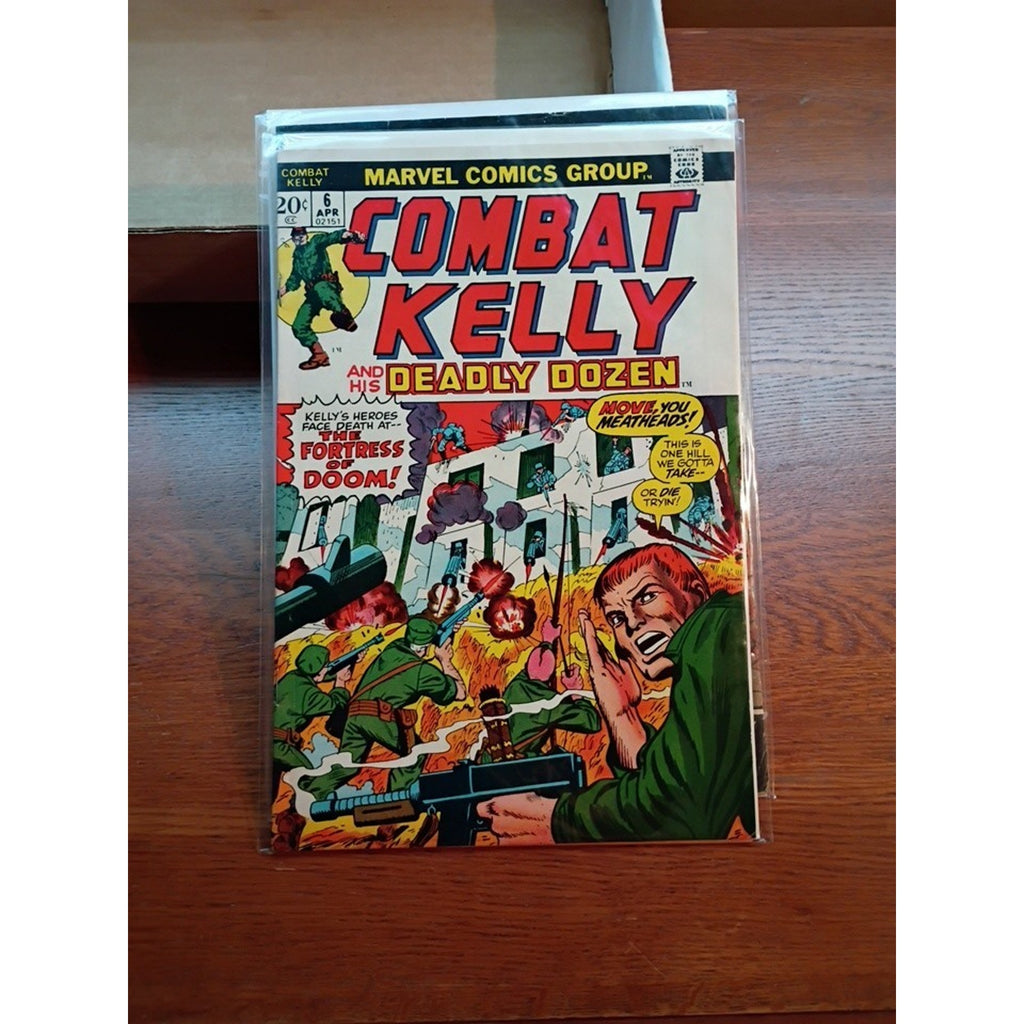 Marvel Comics Combat Kelly and His Deadly Dozen #2,6,9 1973 Final Issue Lot 0f3
