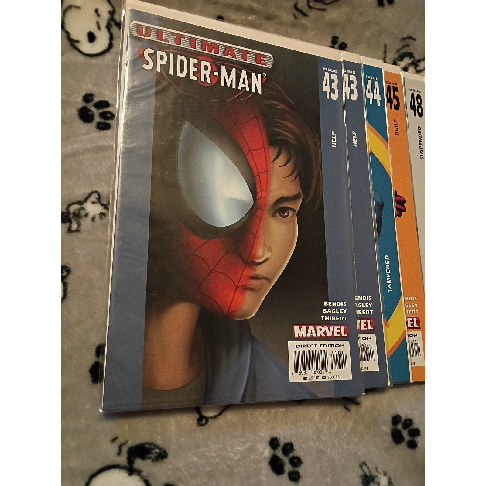 Ultimate Spider-Man #25, 37, 38, 39, 42, 43, 44, 45,48 Lot Of 9 Marvel Vf To NM