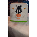VINTAGE WARNER BROS LOONEY TUNES 1993 SYLVESTER CAT CERAMIC TISSUE BOX COVER