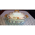 Vintage Johann Haviland Bavaria 10601 28 8-sided oval casserole with Lid Rare