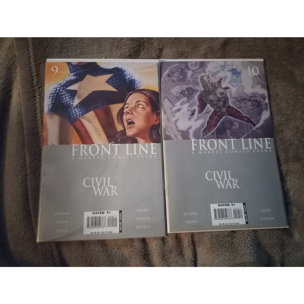 CIVIL WAR FRONT LINE #1-10(2006) Run Of 10 MARVEL COMICS VF WOLVERINE Spider-Man
