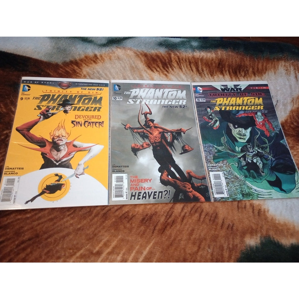 The Phantom Stranger New 52 #0-3, 9-15 DC Comics VF To NM Lot Of 11