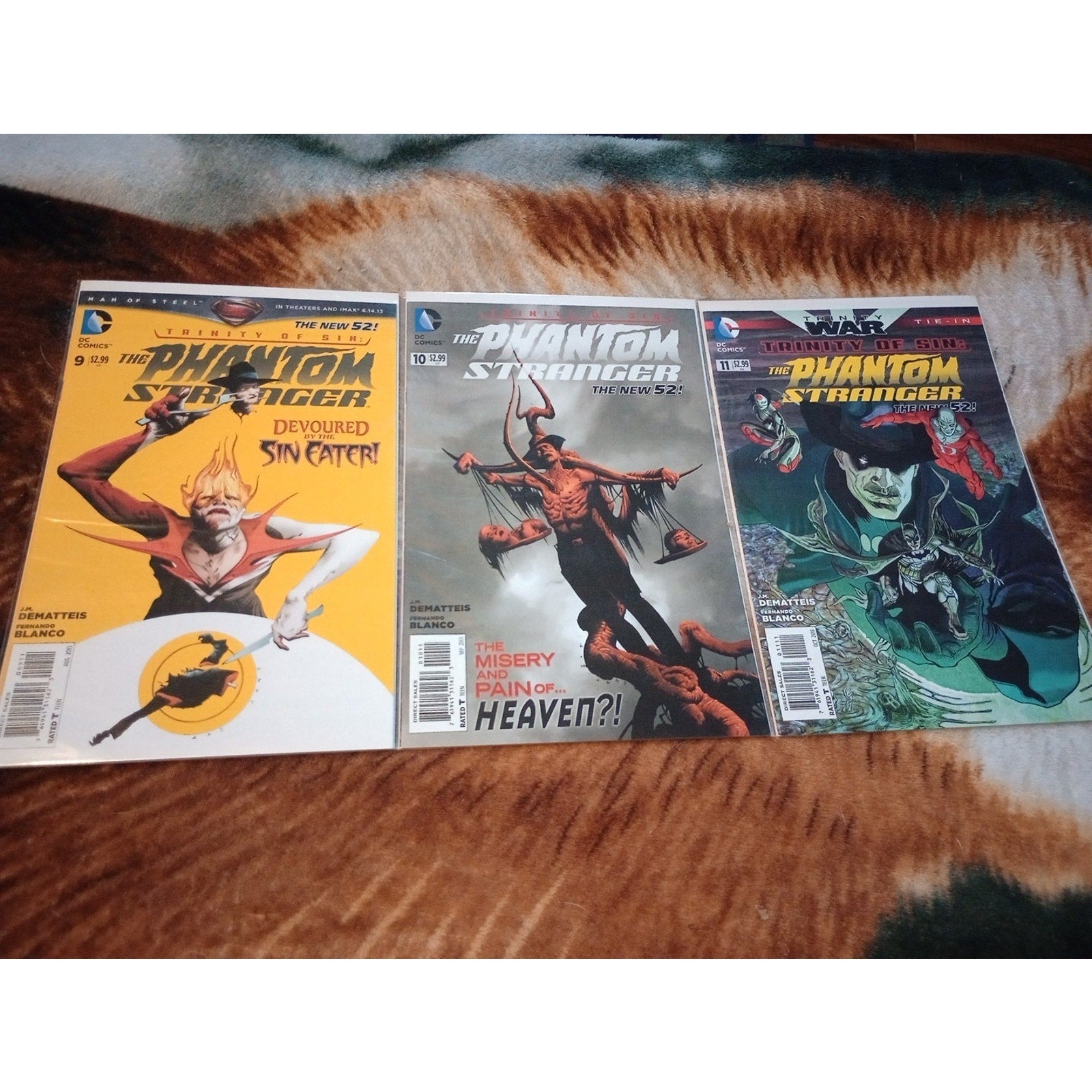 The Phantom Stranger New 52 #0-3, 9-15 DC Comics VF To NM Lot Of 11