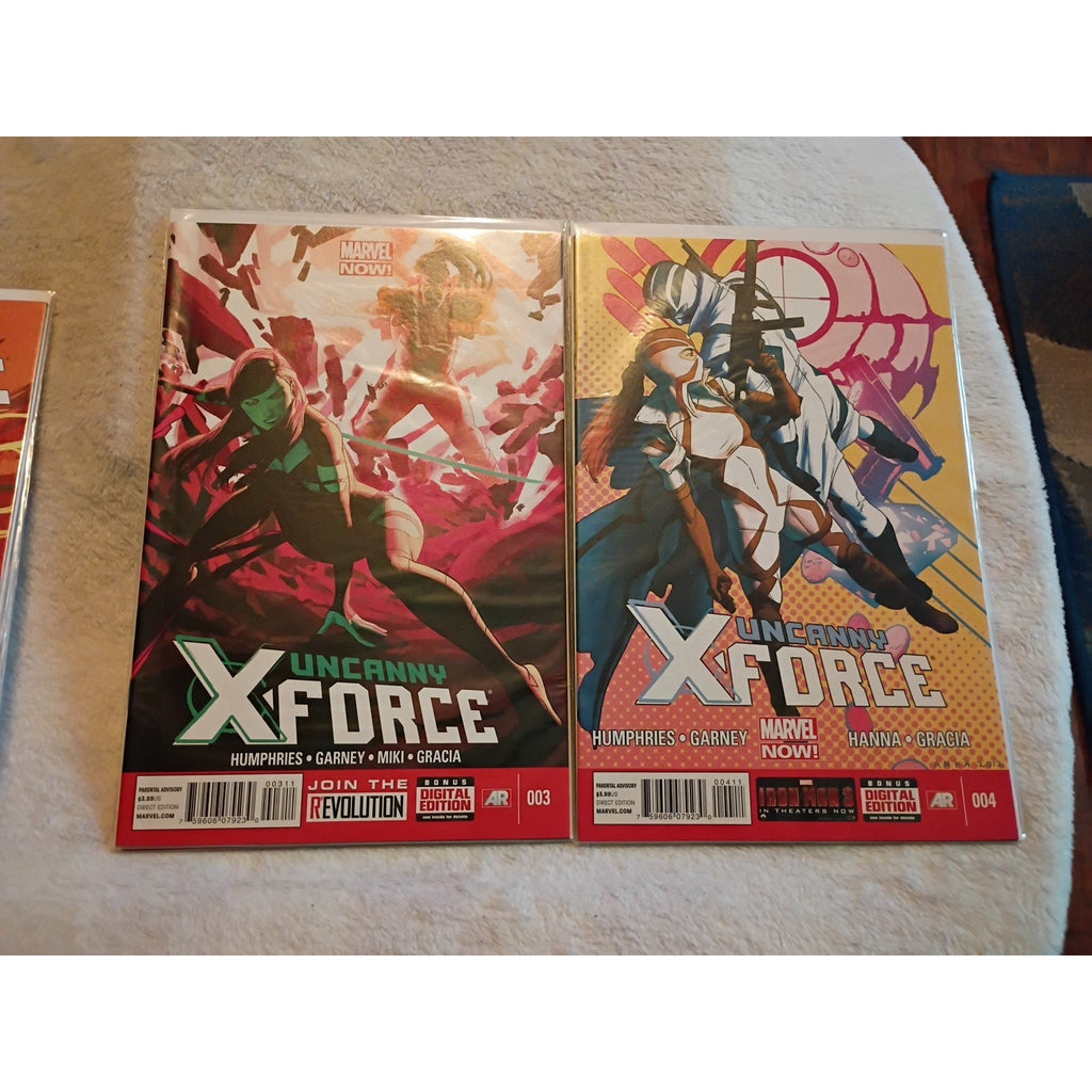 Uncanny X-Force #1-11 Full Run Marvel Comics Lot Of 11 VF To NM Bishop Psylocke