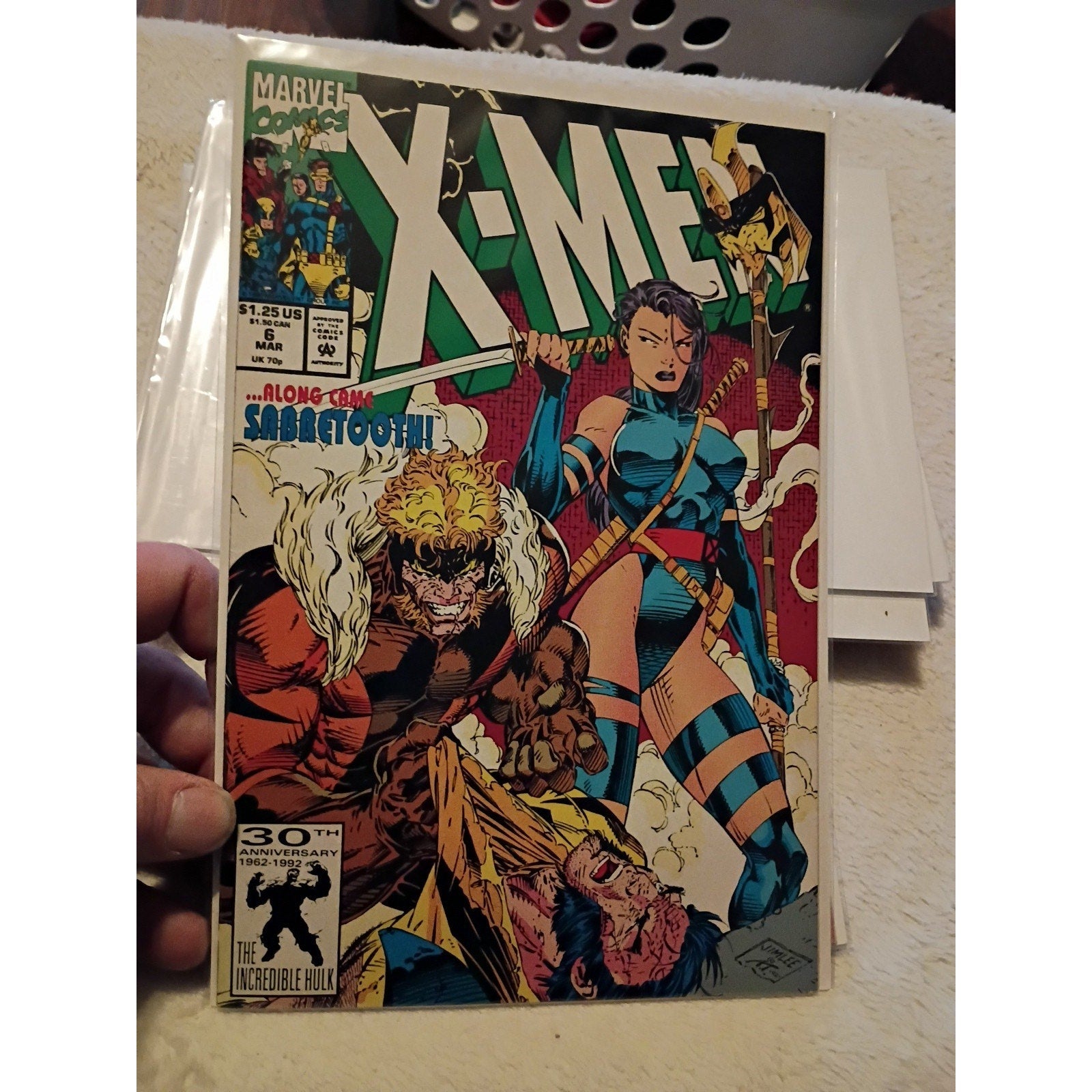 x-men comic book lot marvel 1991 #2,3,6,7,8 Magneto Ghost Rider Gambit Vf To NM