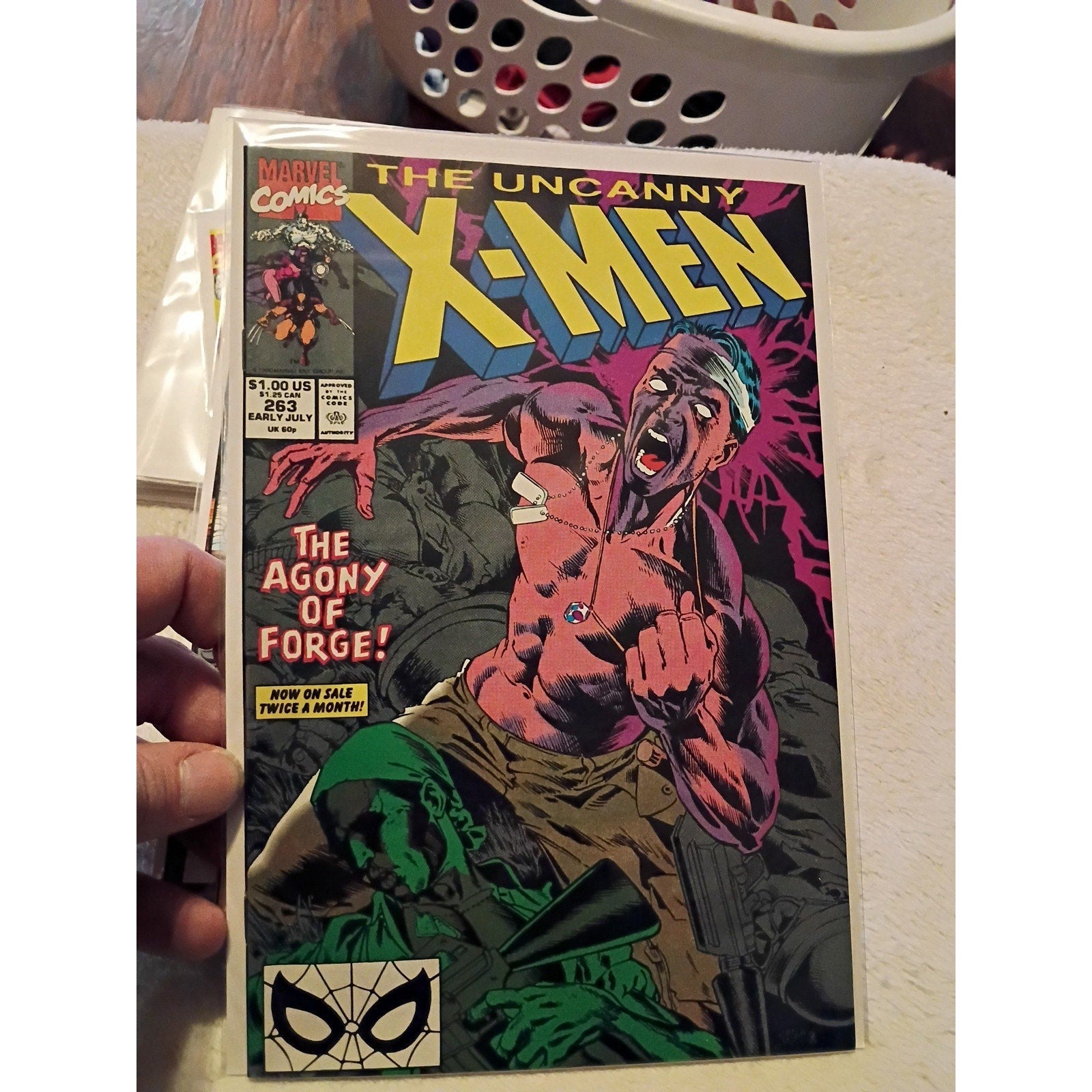 Uncanny X-Men 11 Comic Book Lot - Issue #262,263,267,269,270,276,277,284-287 VF+