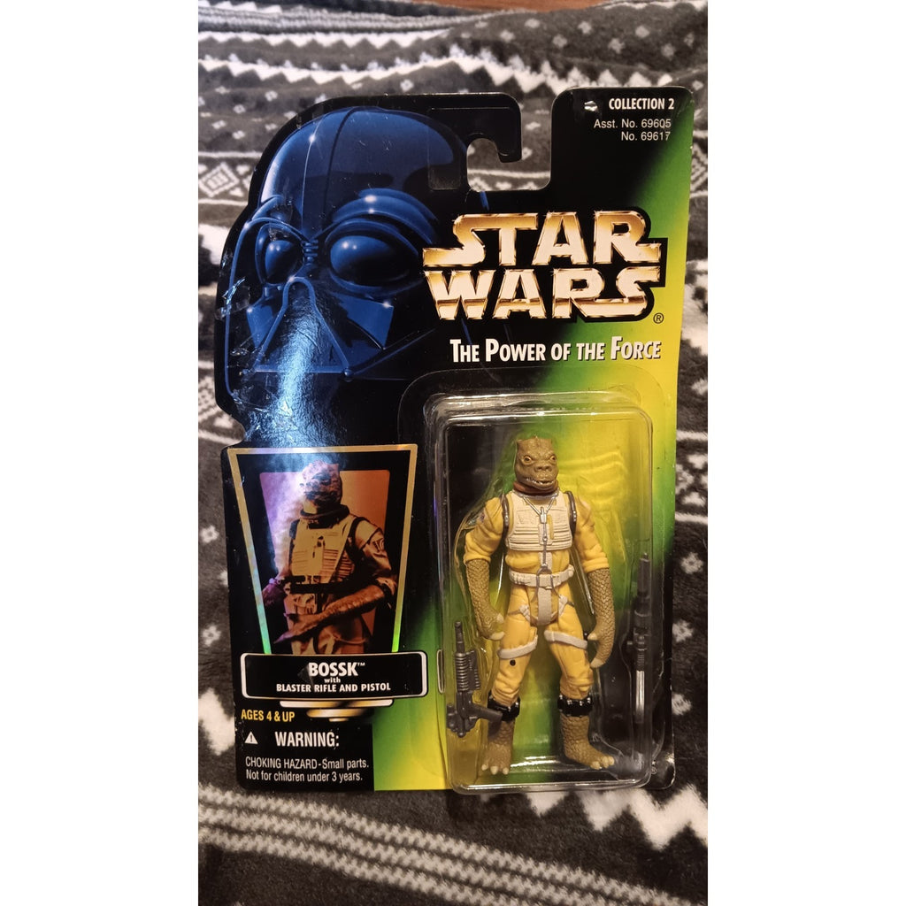 BOSSK Star Wars Power of the Force Green Card Action Figure Kenner 1996 NEW