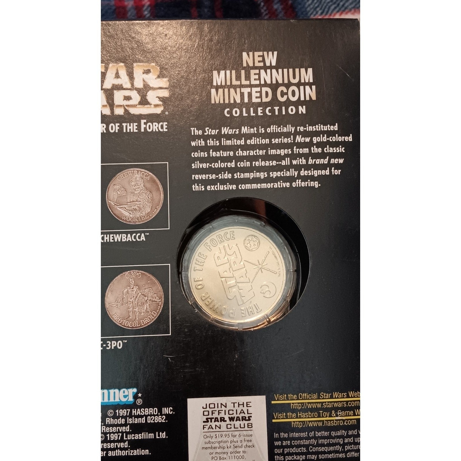 Star Wars: 1997 The Power of the Force: Bespin Han Solo Coin Collection NIP