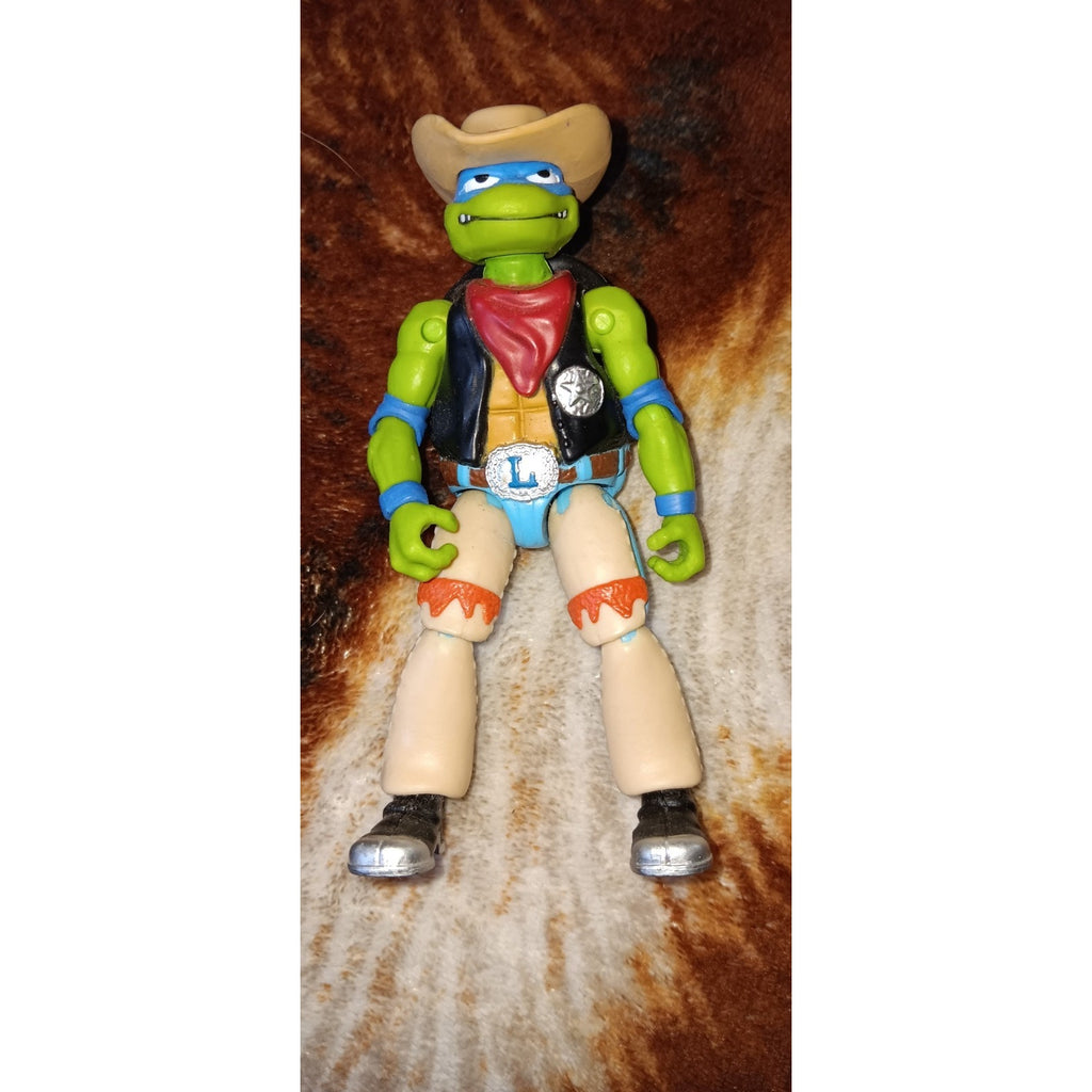 Cowboy Leonardo TMNT Mutant Mayhem 4.5” Action Figure Toy