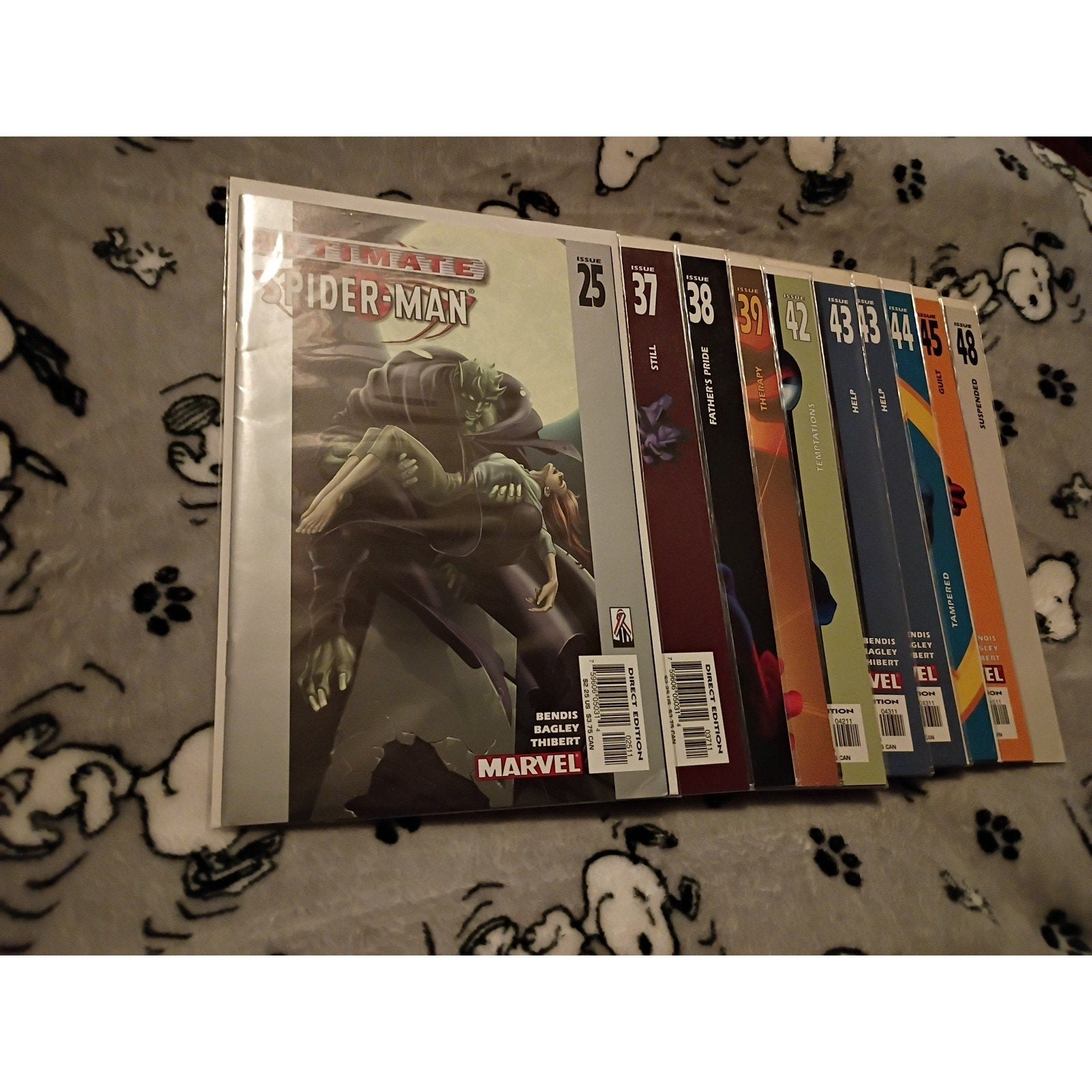 Ultimate Spider-Man #25, 37, 38, 39, 42, 43, 44, 45,48 Lot Of 9 Marvel Vf To NM