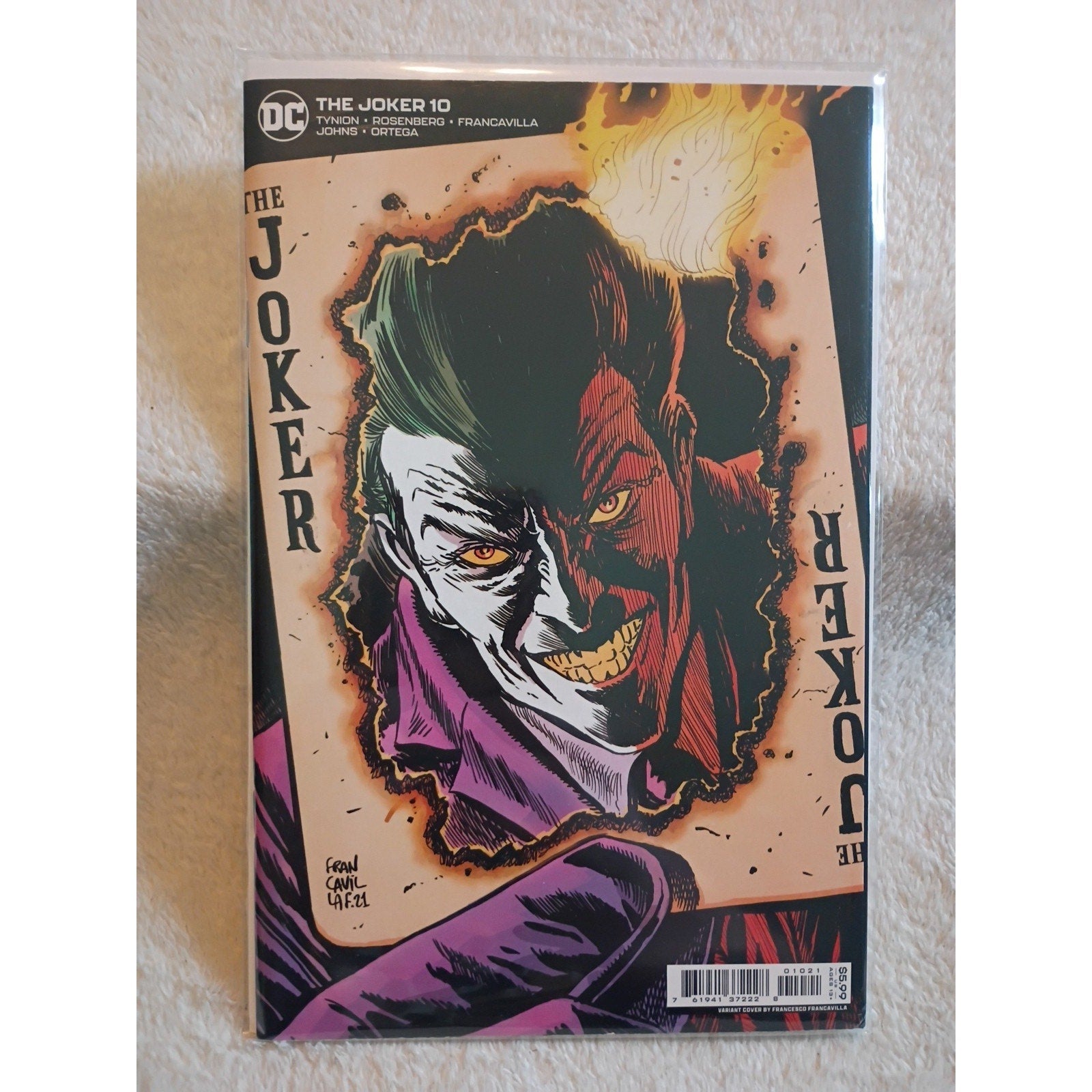 The Joker #10 And 11 Variant Covers (DC Comics) High Grade NM Condition