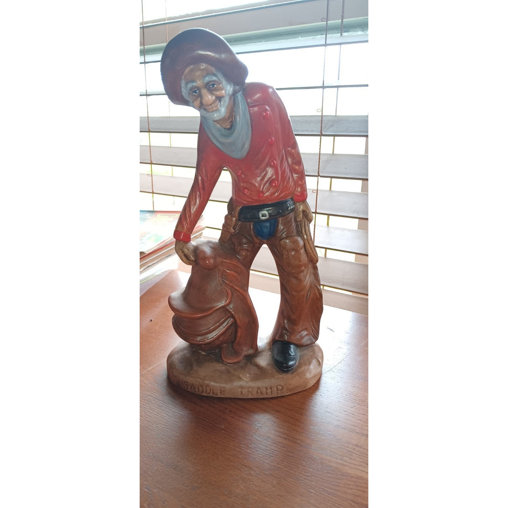 Vintage "Saddle Tramp" Old Cowboy Figurine