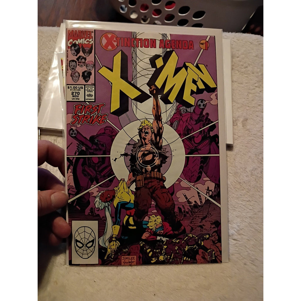 Uncanny X-Men 11 Comic Book Lot - Issue #262,263,267,269,270,276,277,284-287 VF+